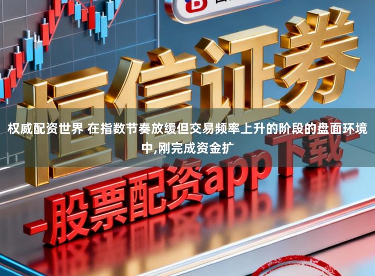 权威配资世界 在指数节奏放缓但交易频率上升的阶段的盘面环境中,刚完成资金扩